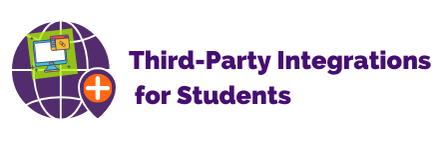 Picture link to Third-Party Integrations for Students page